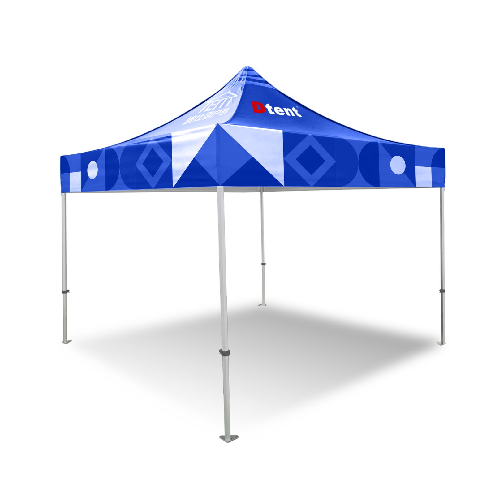 Canopy booth kit with printed backwall and fitted table cover